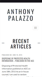 Mobile Screenshot of anthonypalazzo.com